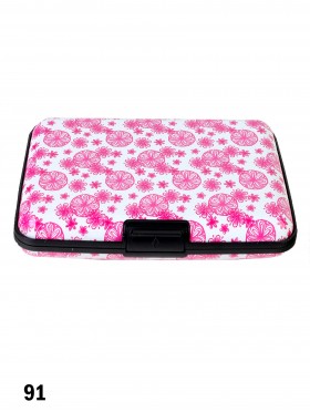 Floral Pattern Credit Card Wallet